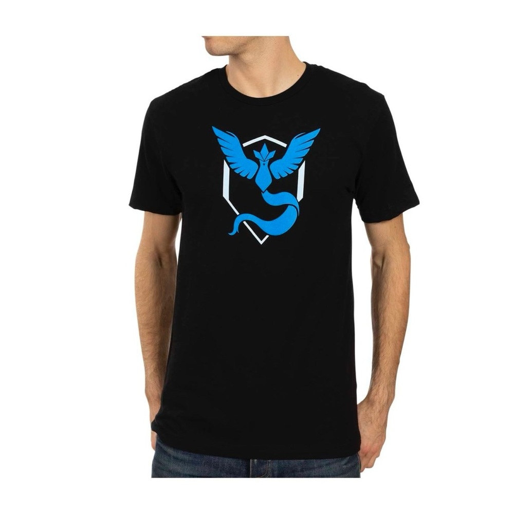 Pokémon GO Team Mystic Relaxed Fit Crew Neck T-Shirt